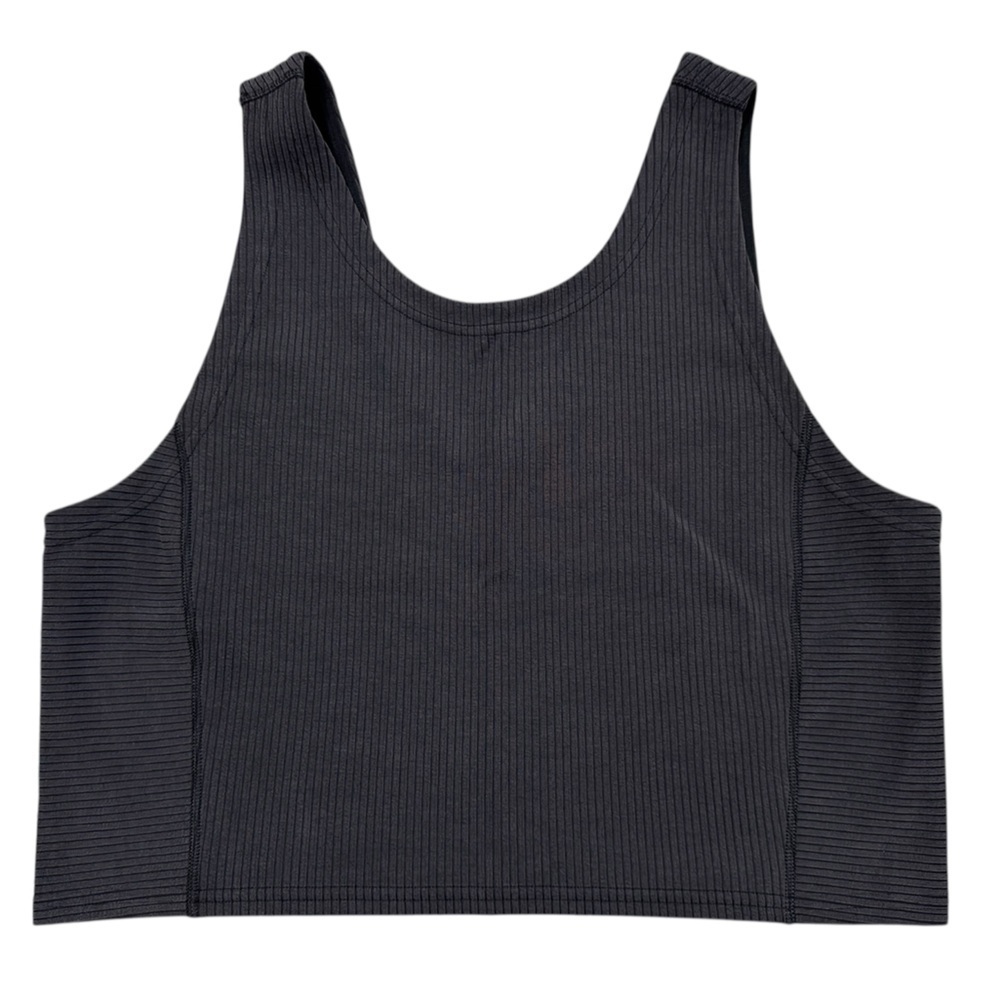 Lululemon Ribbed Softstreme Cropped Tank Top in Black - Picture 5 of 6